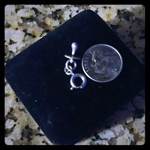 Sterling silver pacifier charm